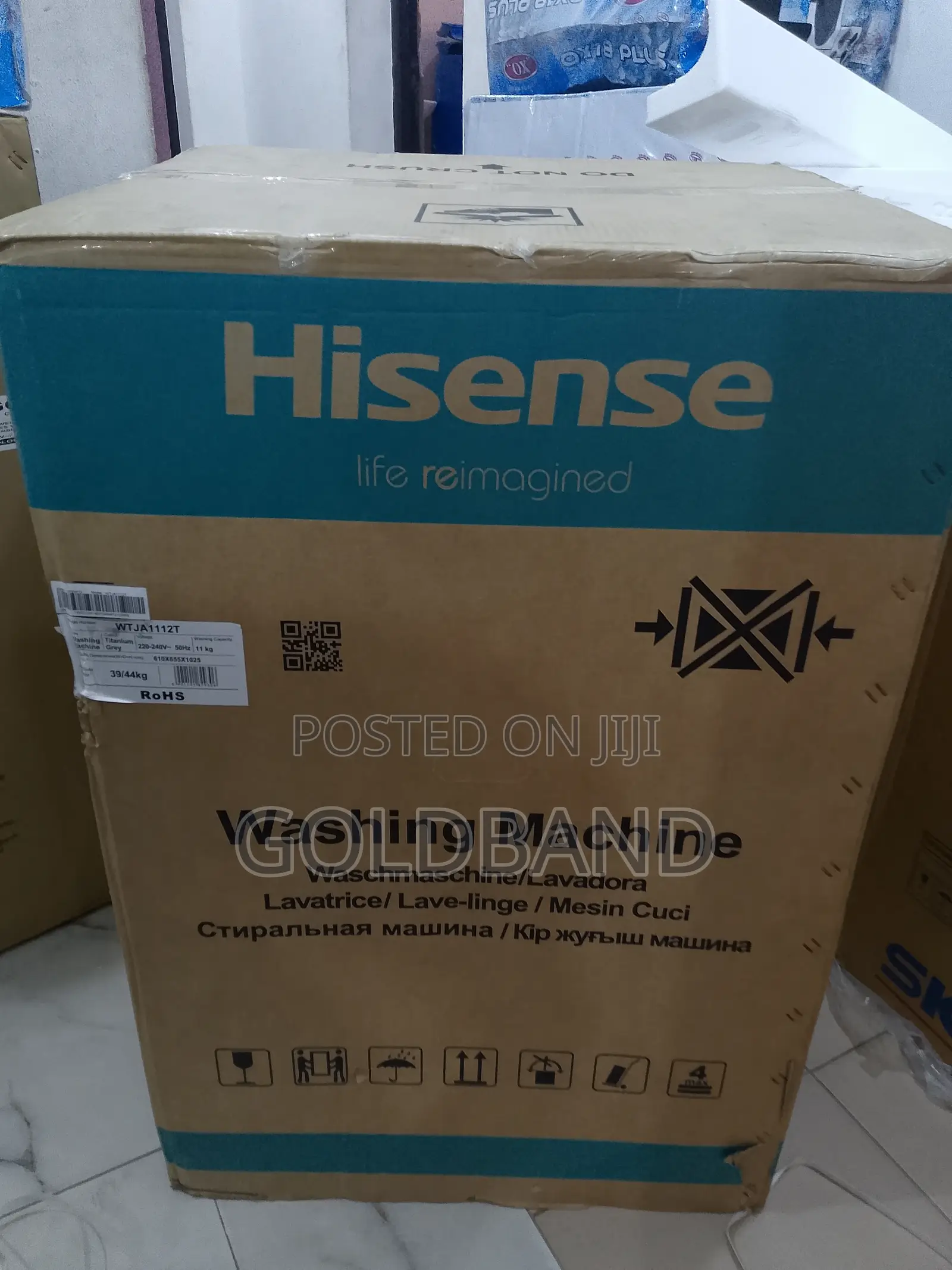 Hisense 11kg Automatic Washing Machine With Child Lock