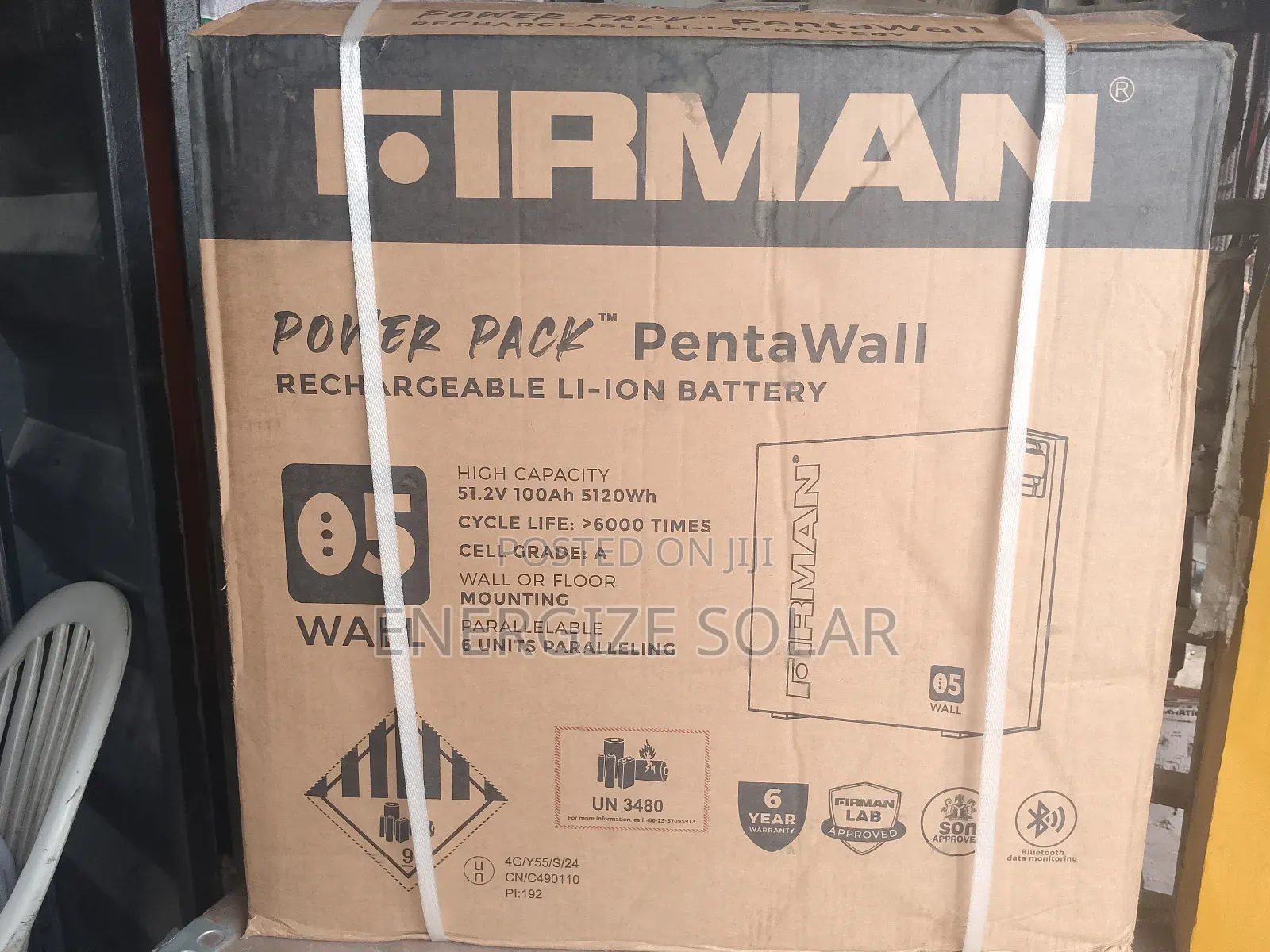 5kwh 51.2v Firman Lithium Battery