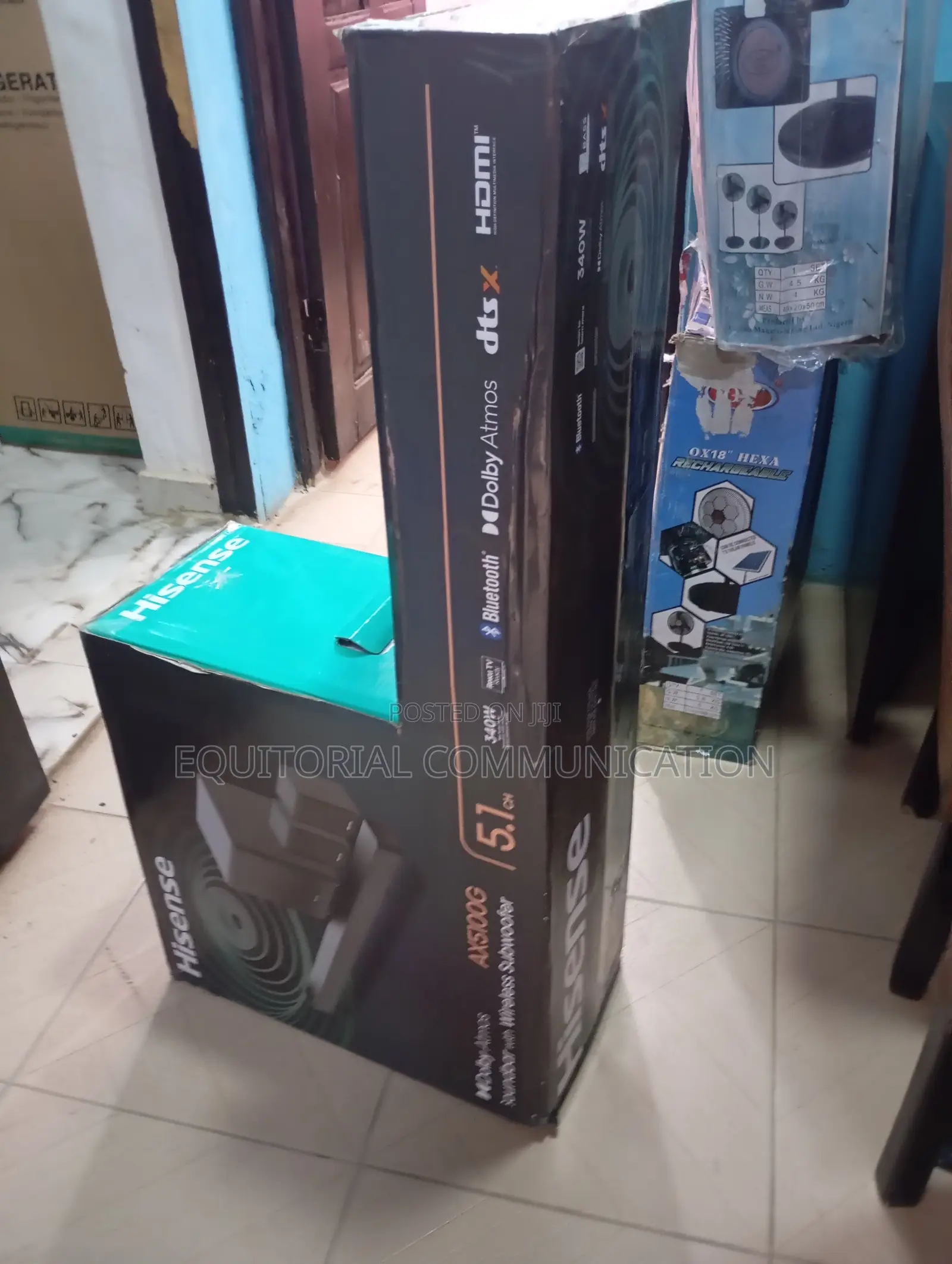Branded Hisense 5.1ch 340w Soundbar With Wireless Subwoofer