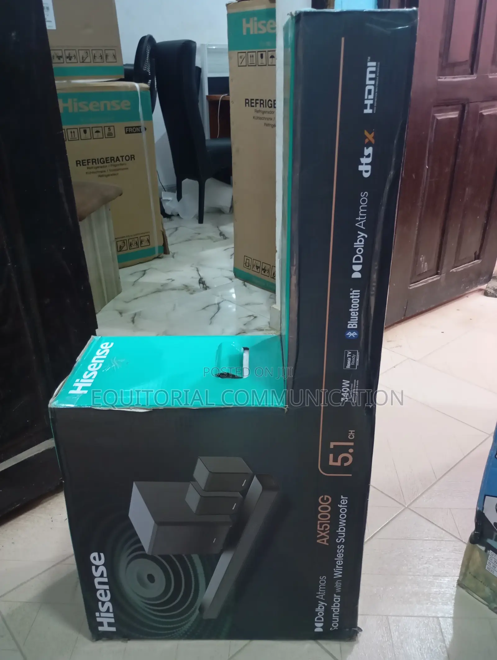 Classic Hisense 340w Soundbar With Wireless Subwoofer