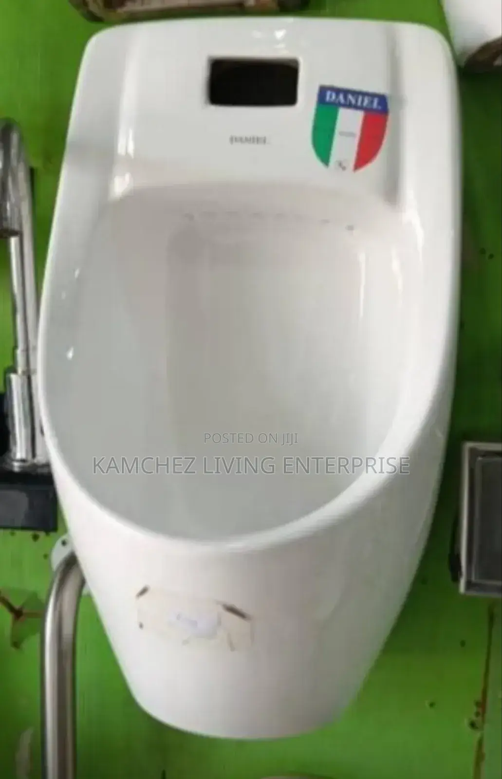 Daniel Wall-Mounted Ceramic Urinal With Flush Option