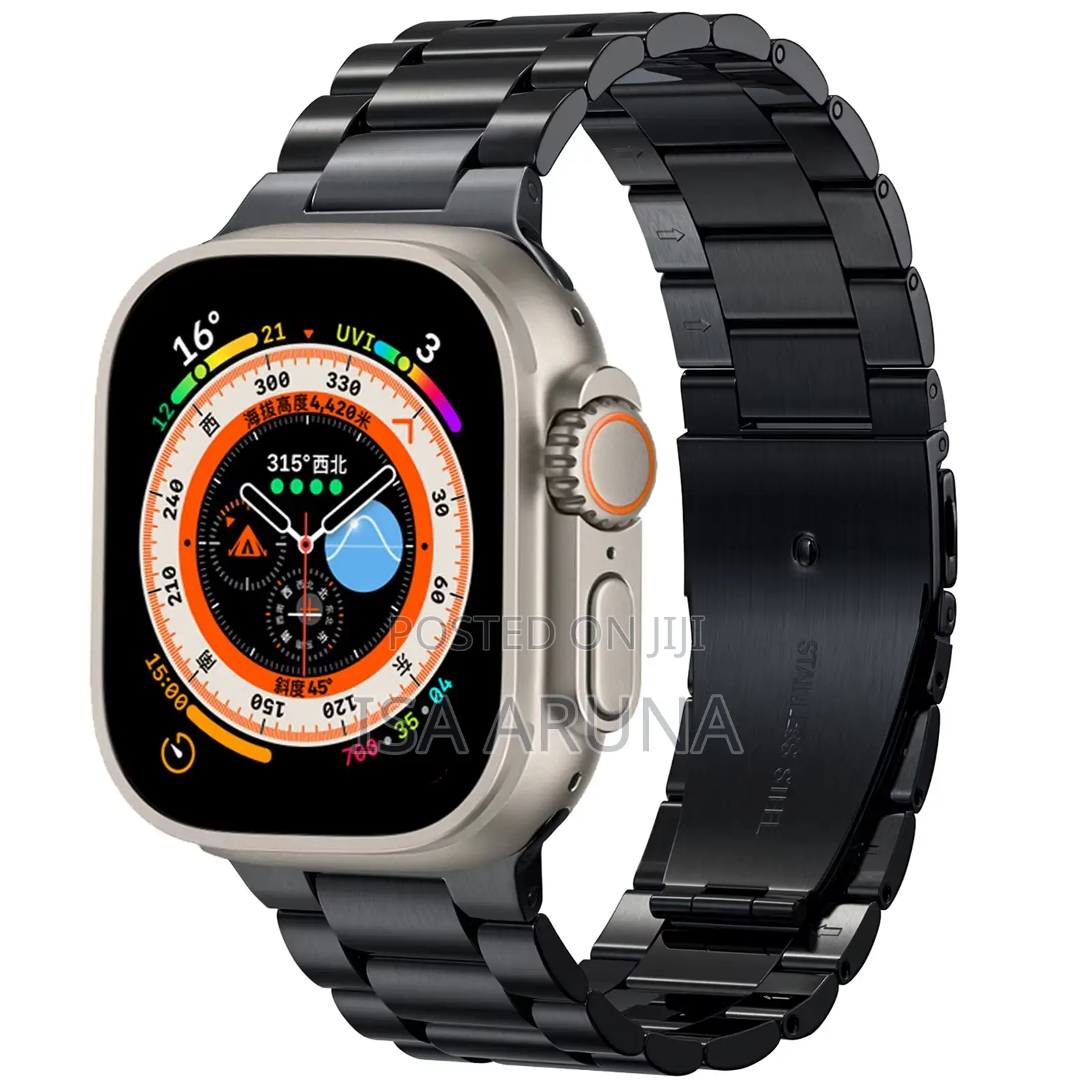 Ultramax Series 8 Titanium Gps Bluetooth Call Nfc Smartwatch