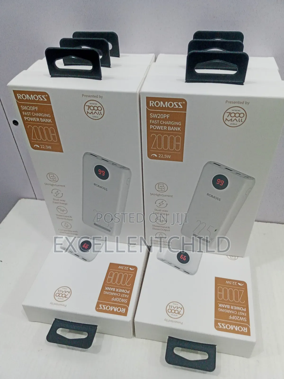 Romoss Sw20pf Fast Charging Power Bank 20000mah 22.5w