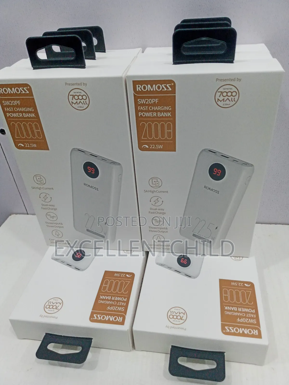Romoss Sw20pf Fast Charging Power Bank 20000mah 22.5w