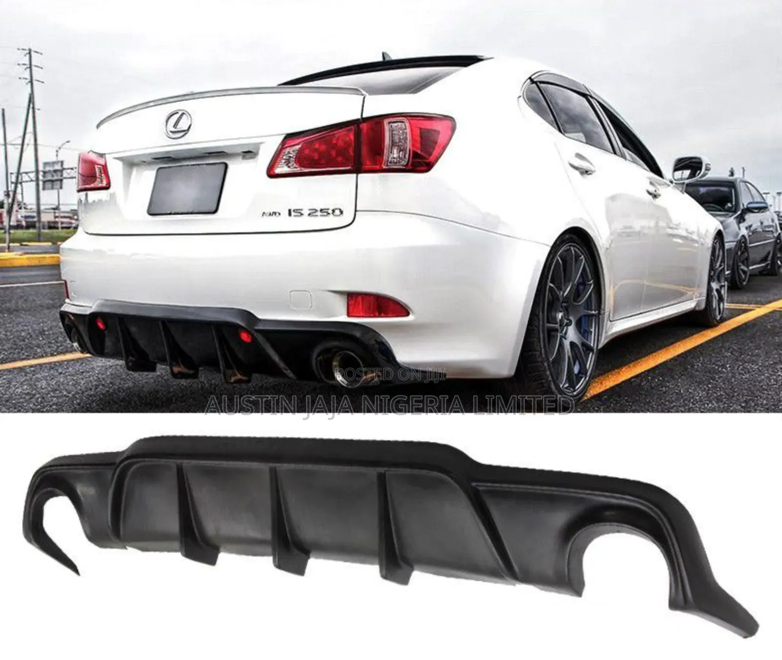 2006-2015 Lexus Is250/Is350 Dmr Style Rear/Back Diffuser Bumper