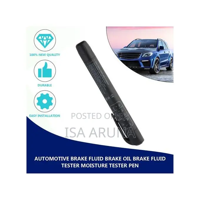 Automotive Brake Oil Moisture Fluid Tester Pen-Black
