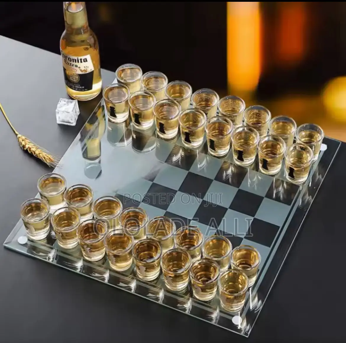 Drinking Shot Glasses Chess Game