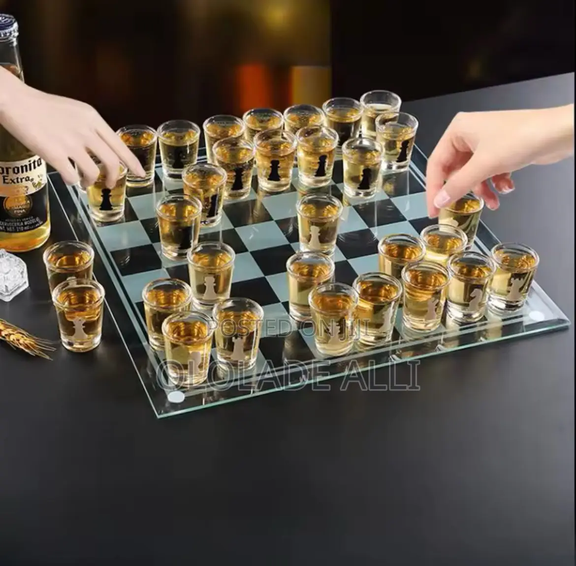 Drinking Shot Glasses Chess Game