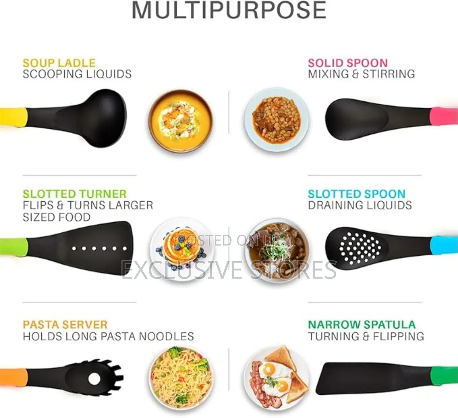7- Piece Kitchen Utensils Set With Holder