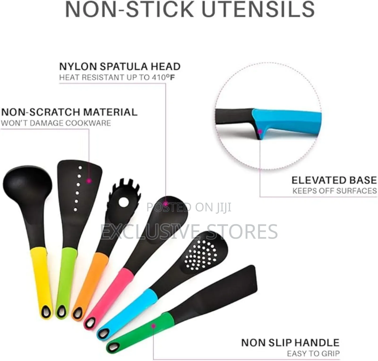 7- Piece Kitchen Utensils Set With Holder