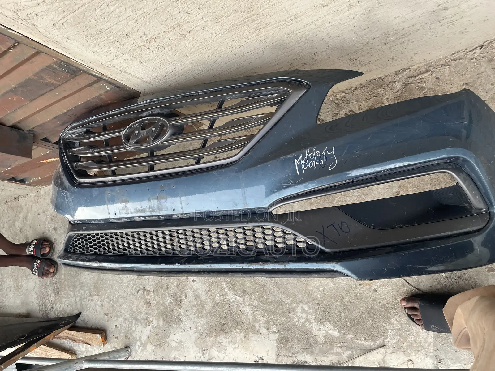 Replace for Complete Front Bumper Hyundai Sonata 2015 2016
