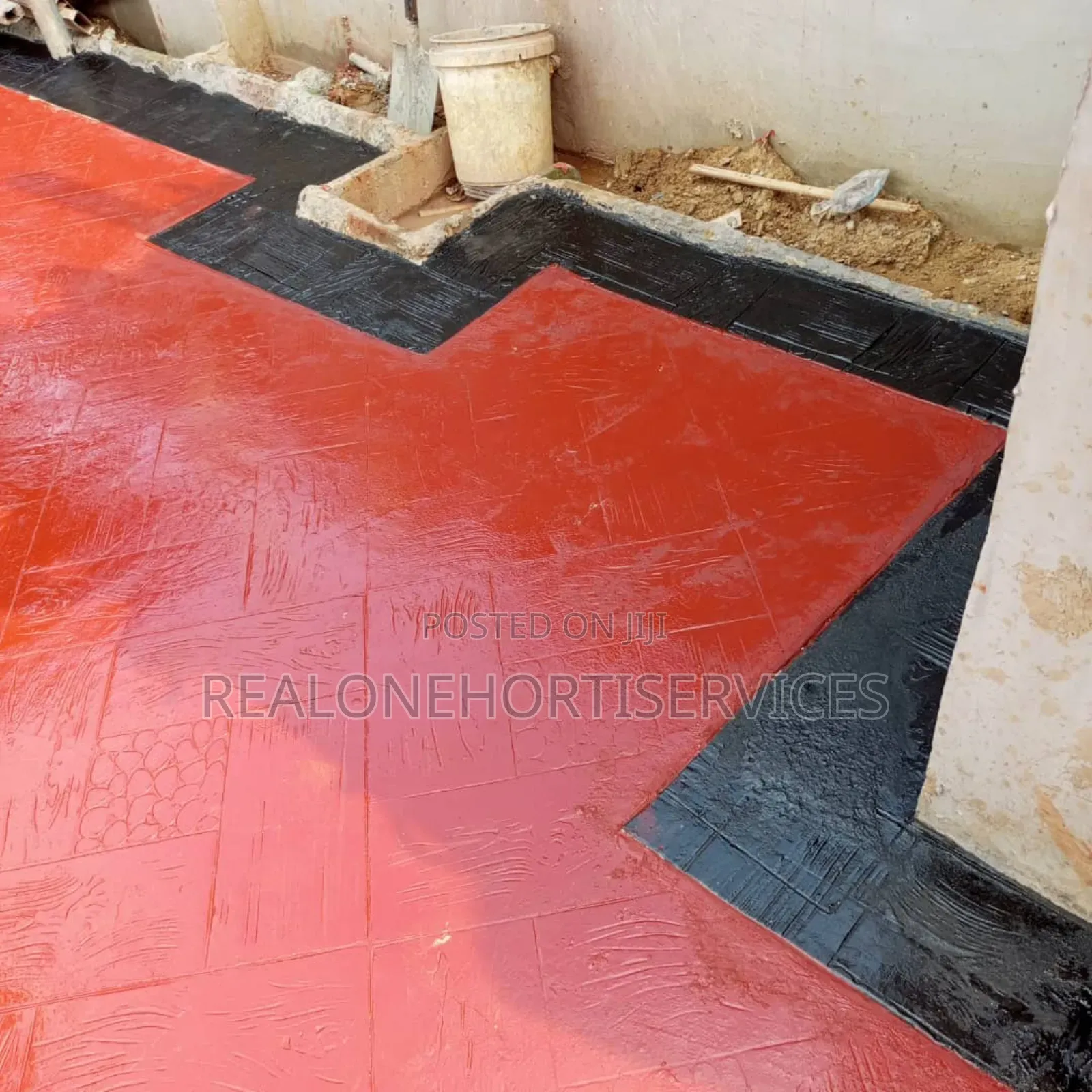Real Polished Floor Stamping Services With Skill Expertise Hands