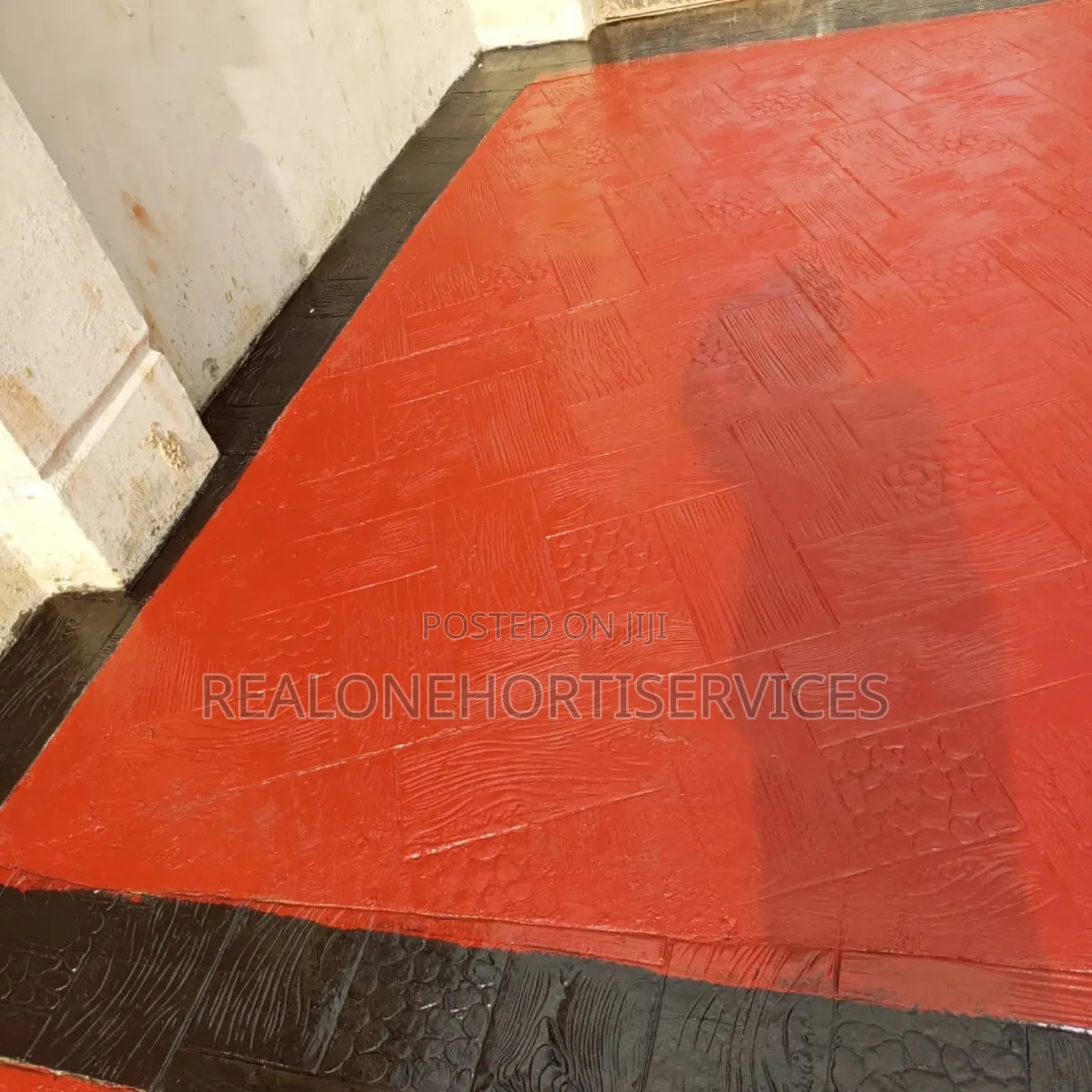 Real Polished Floor Stamping Services With Skill Expertise Hands