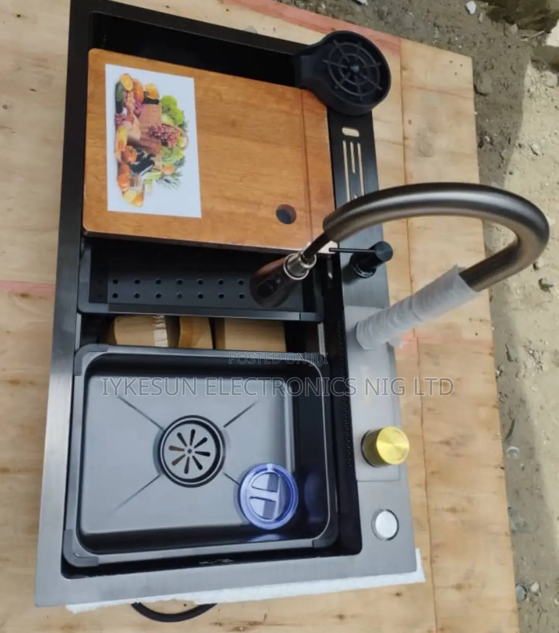 Original Quality Sky-Oppein Kitchen Sink Complete Accessorie