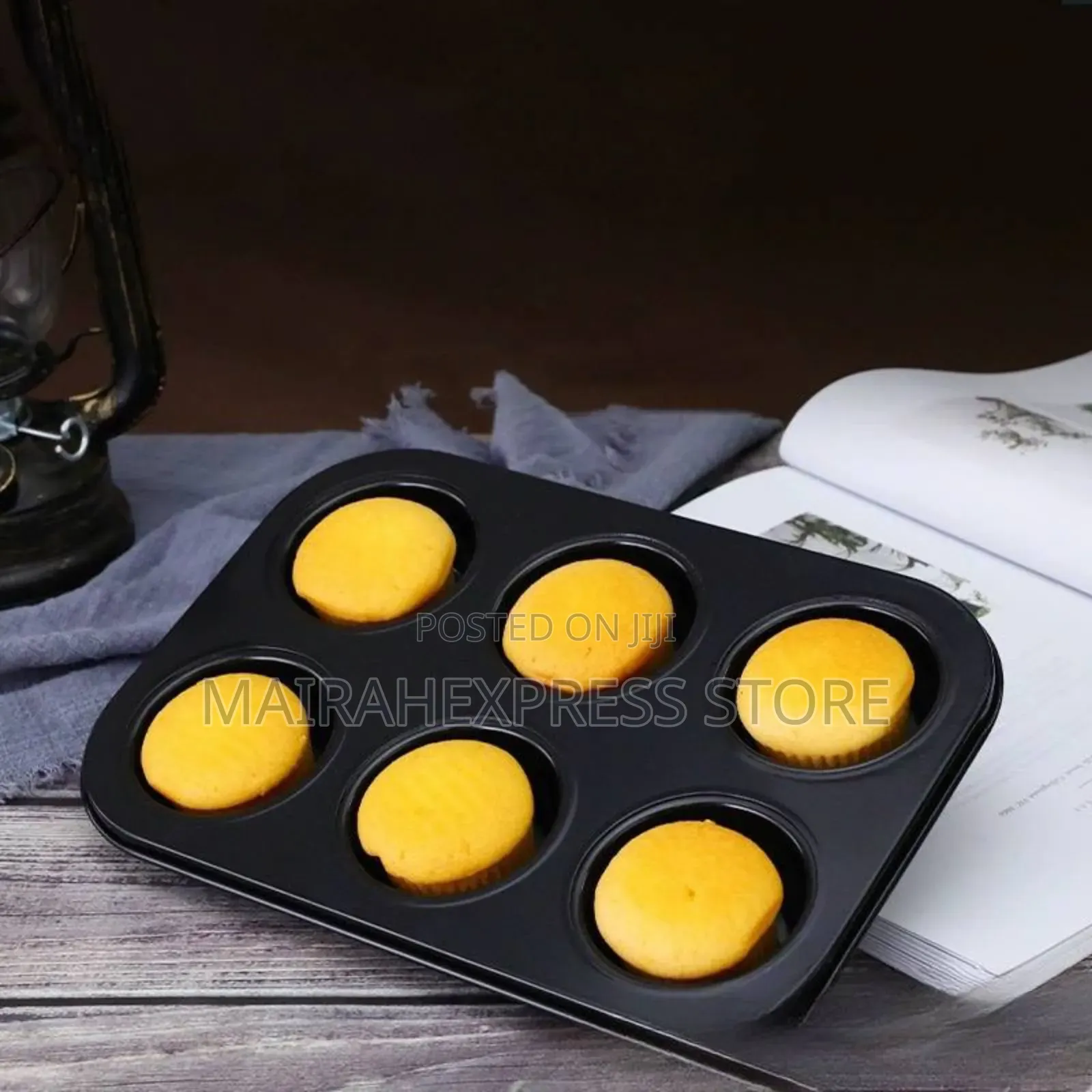 6 Holes Cup Cake Mould Pan