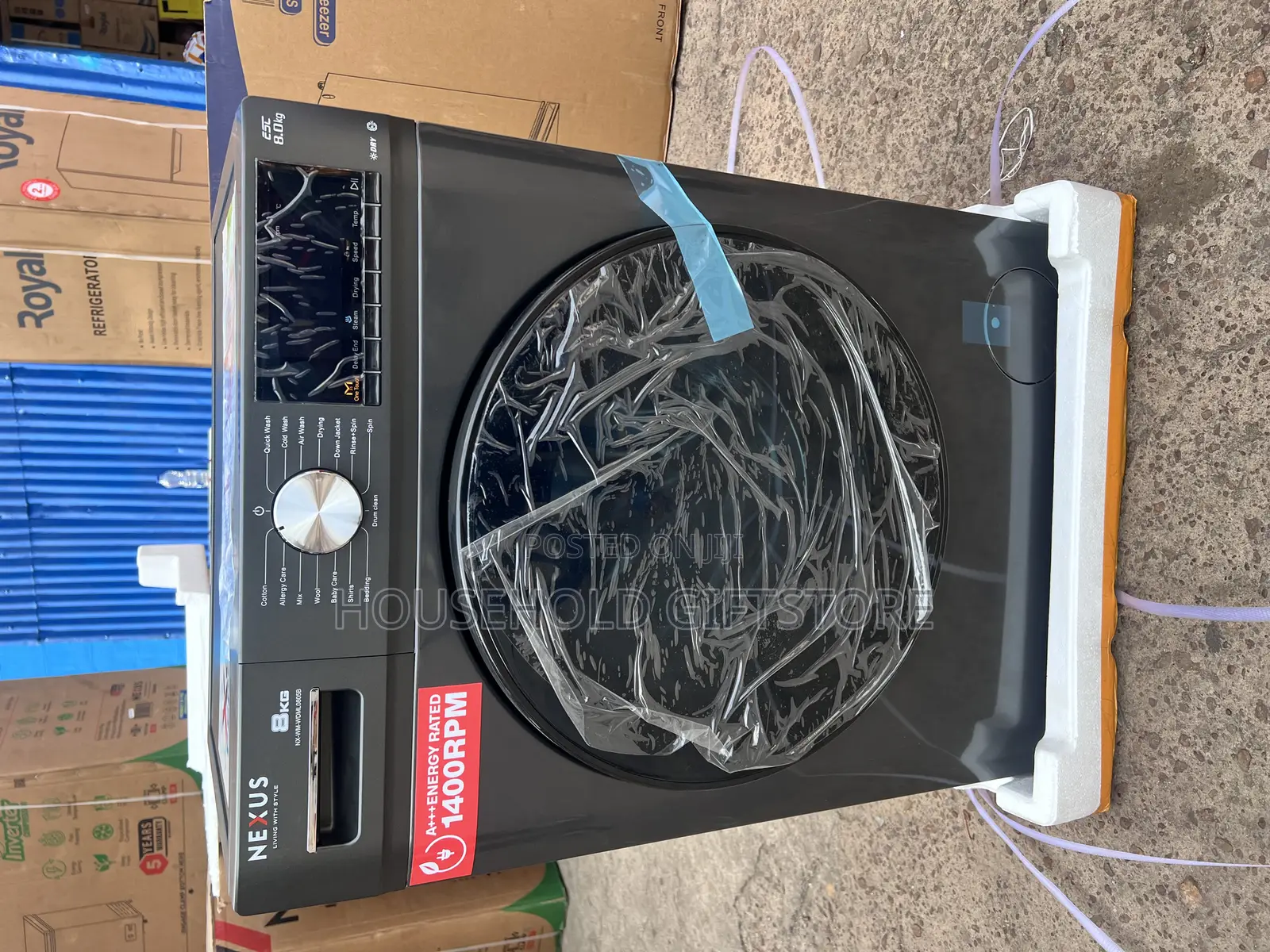 Nexus 8kg Inverter Automatic Washing Machine