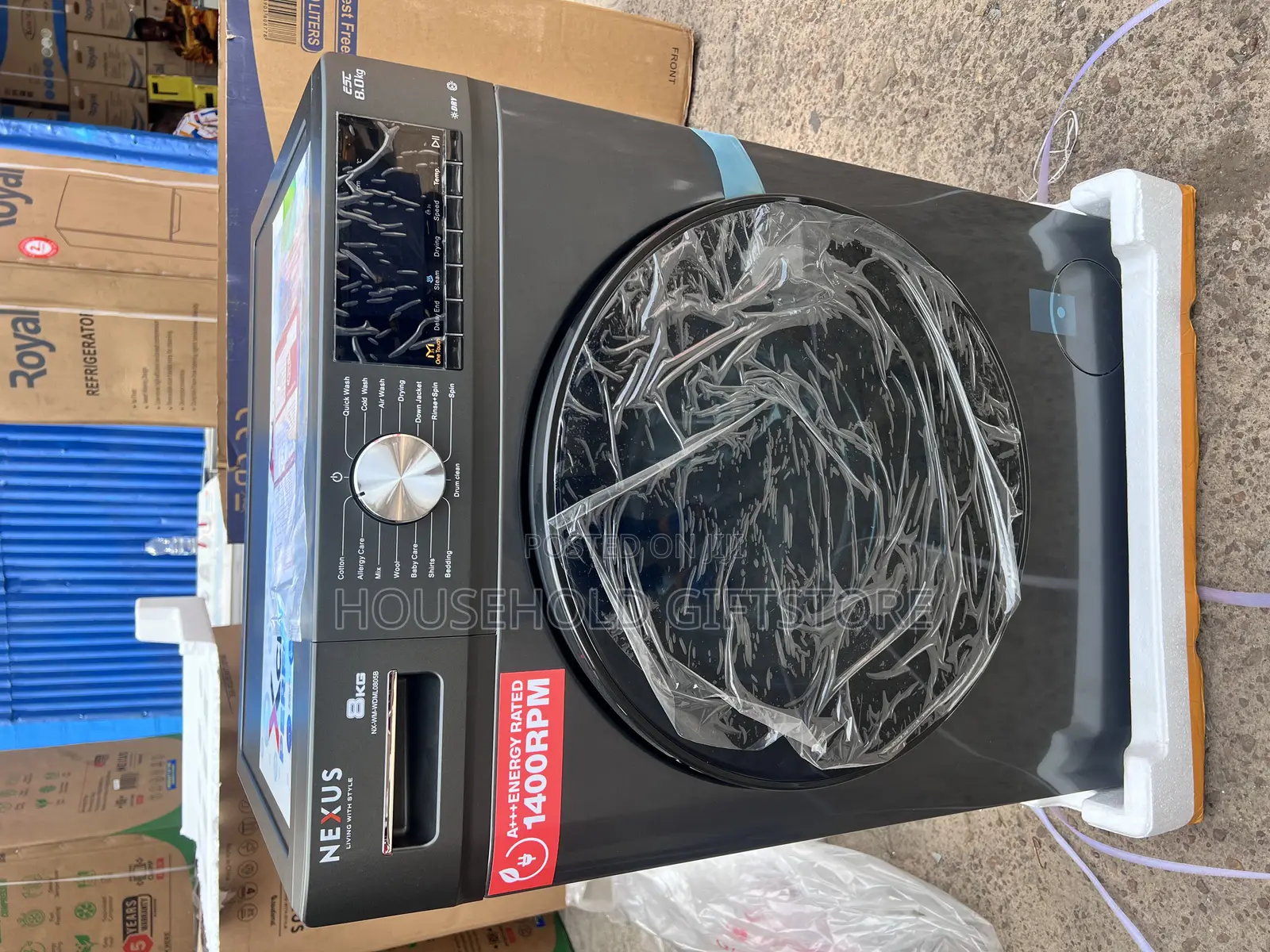 Nexus 8kg Inverter Automatic Washing Machine