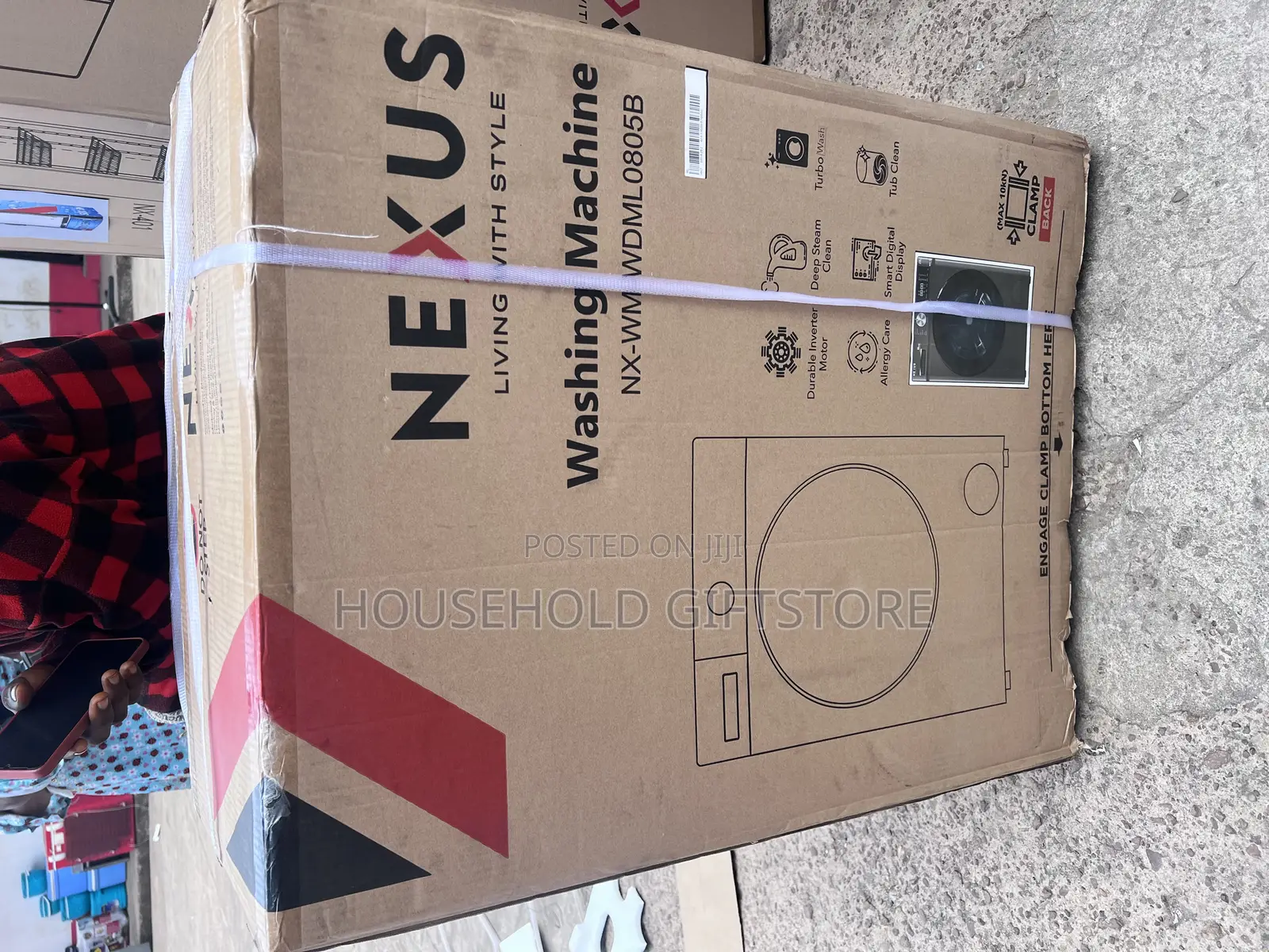 Nexus 8kg Inverter Automatic Washing Machine