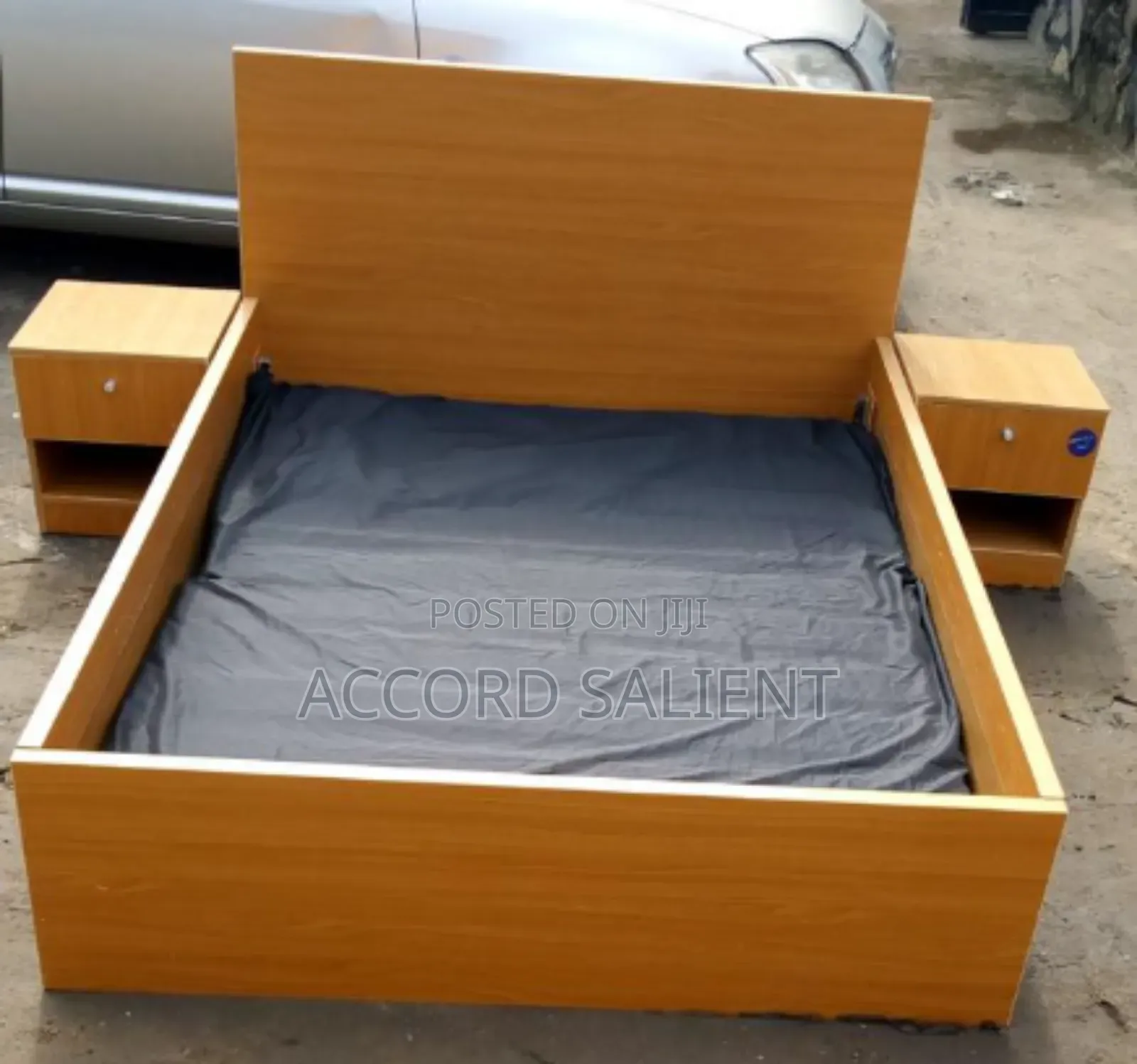 6 by 6 Bed Frame With 2 Bedside Drawers
