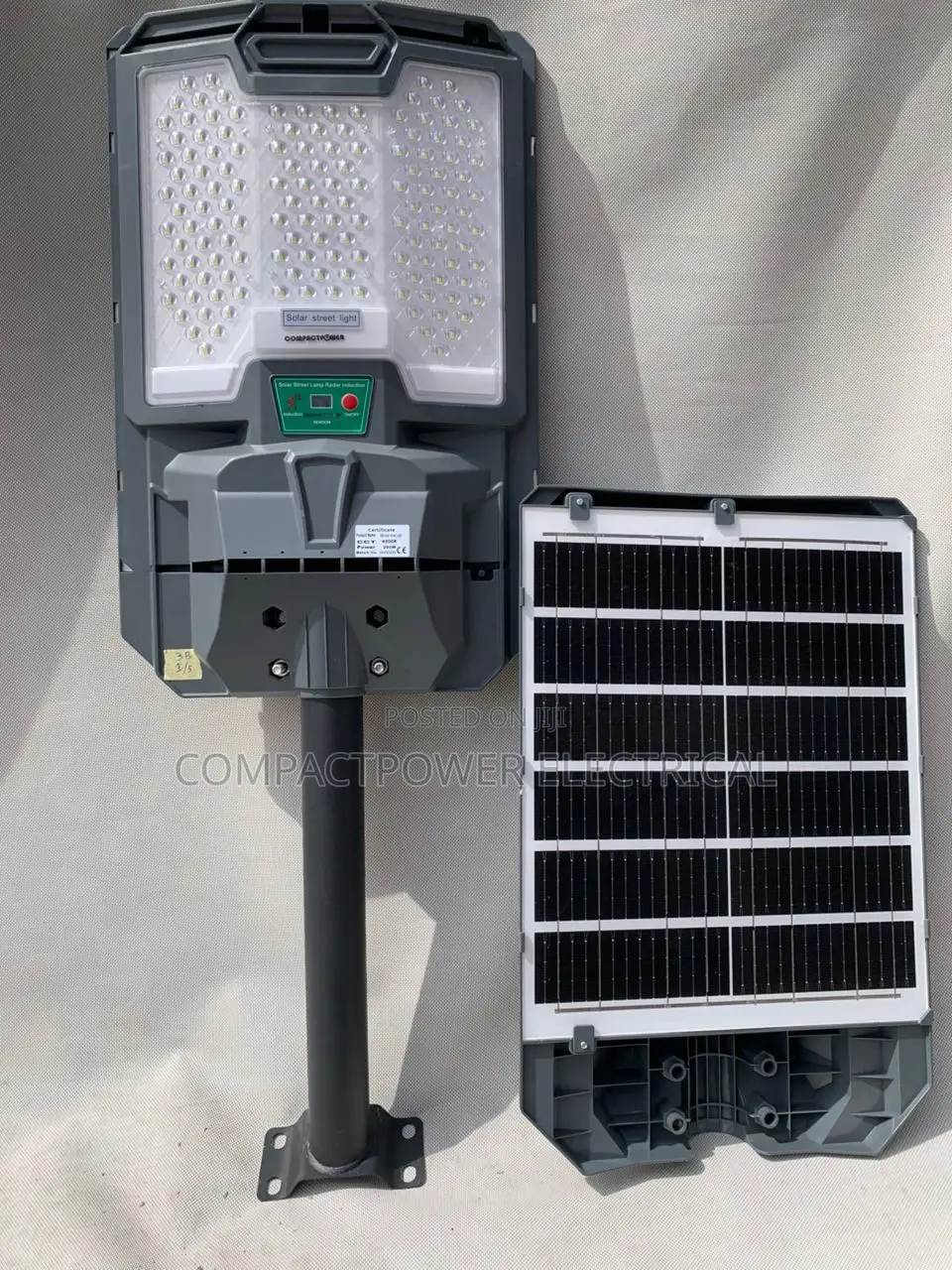 250watts Solar Street Light Bright Shines Dusk to Dawn