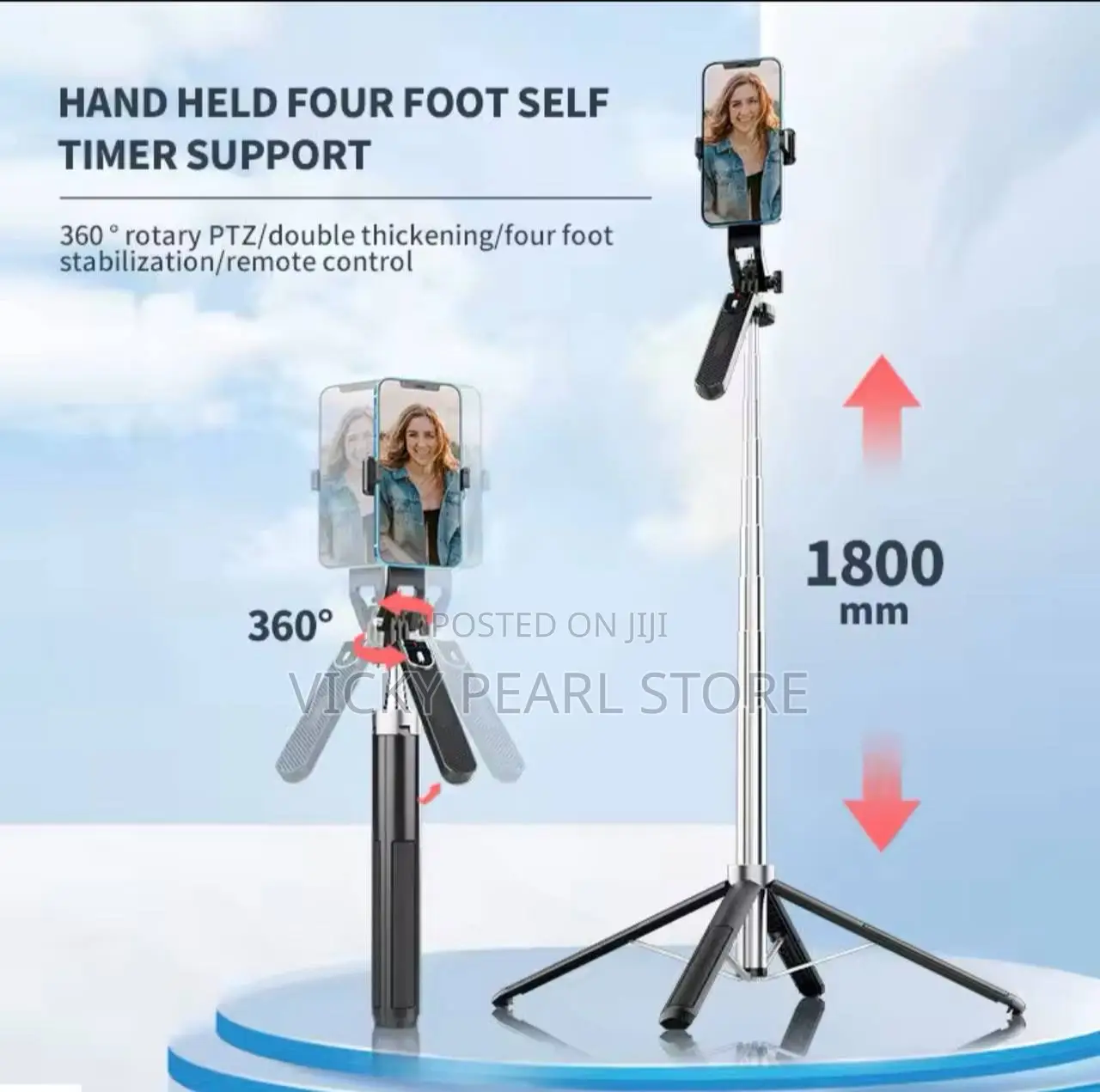 P180 Selfie Stick Tripod Stand