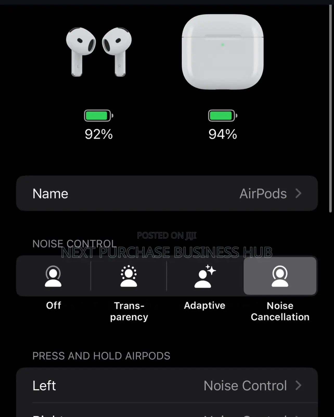 Dubai Version Apple Airpod 4 Anc