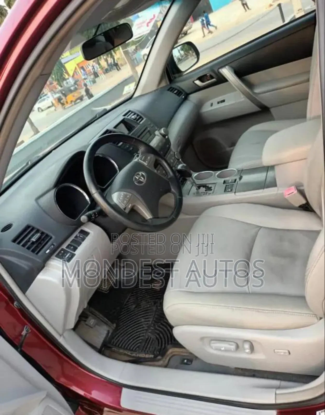 Toyota Highlander 2008 Red