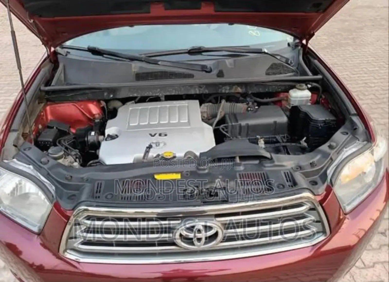 Toyota Highlander 2008 Red