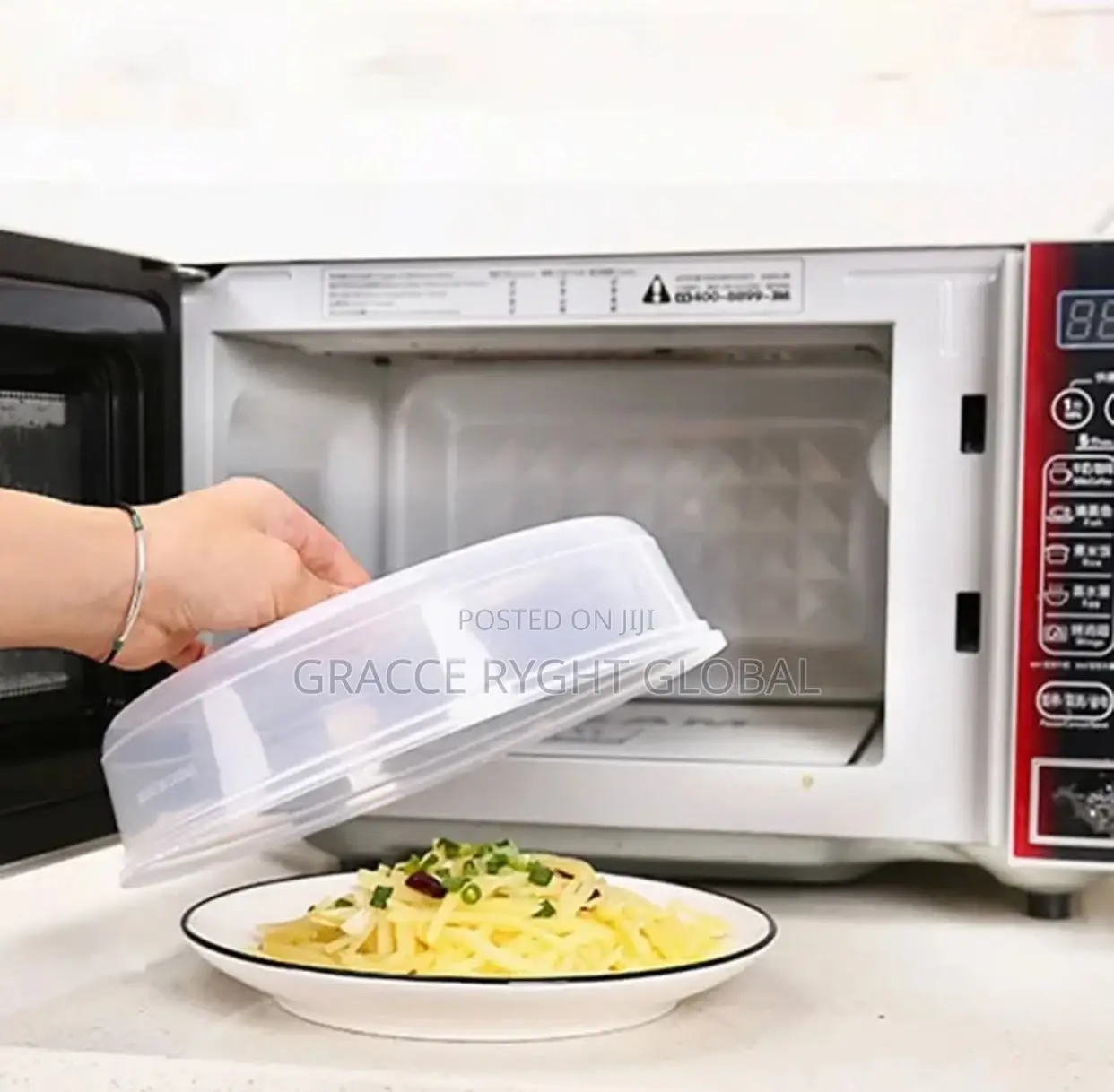 Microwave Food Cover With Steam Vent