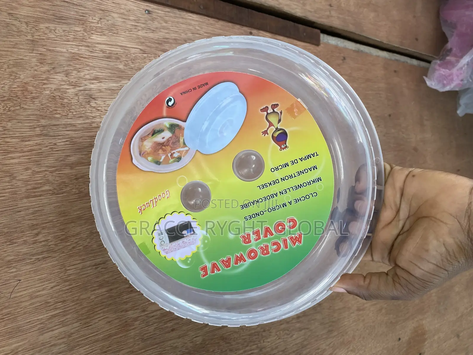 Microwave Food Cover With Steam Vent