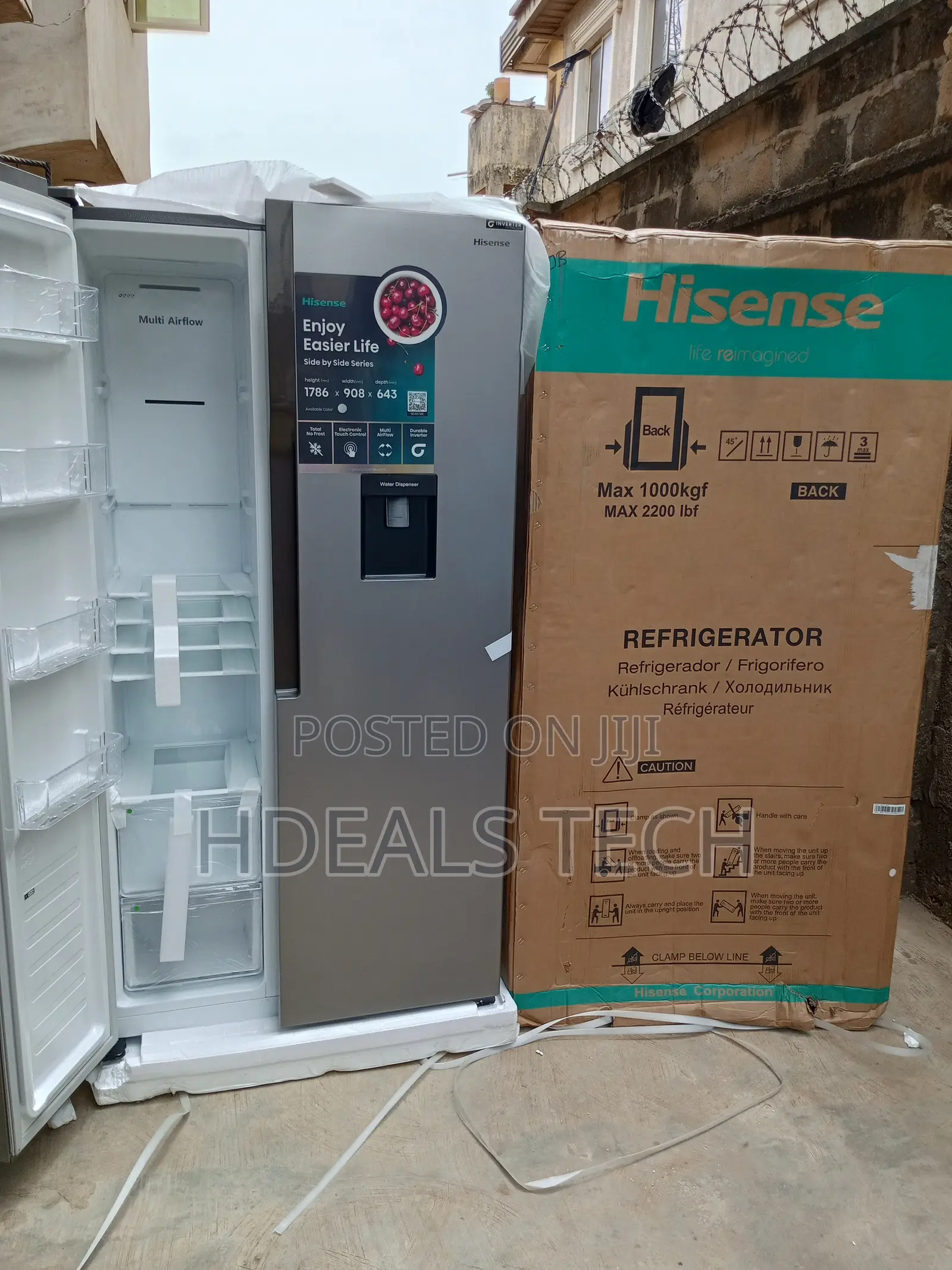 Buy Hisense Rc-67ws Side - By - Side Fridge Online