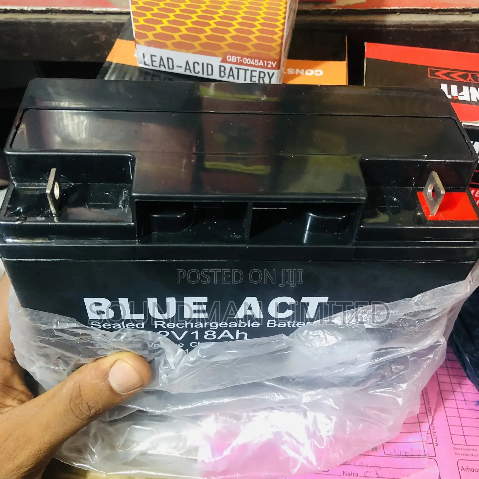 Blue Act Rechargeable Lead-Acid Batty 12v 18ah