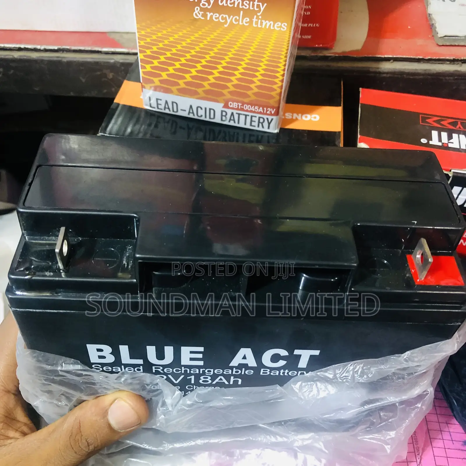 Blue Act Rechargeable Lead-Acid Batty 12v 18ah