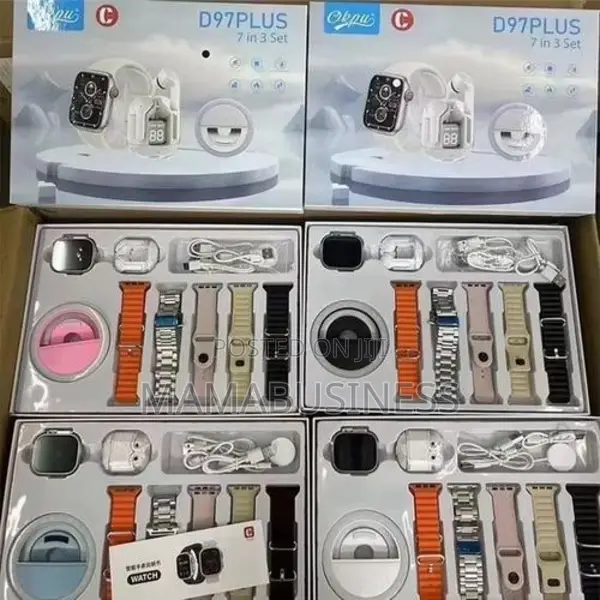 D97 - 7 in 3 Set Smart Watch