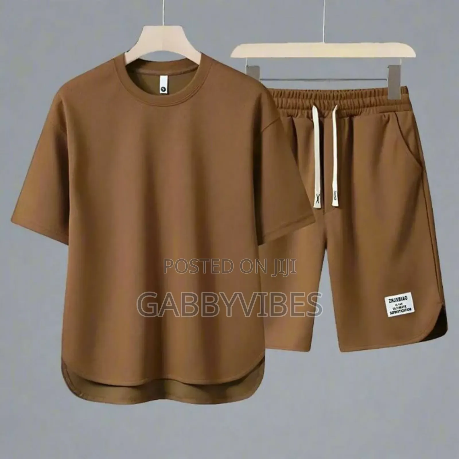 Men's Set Short Sleeve Shirt and Short