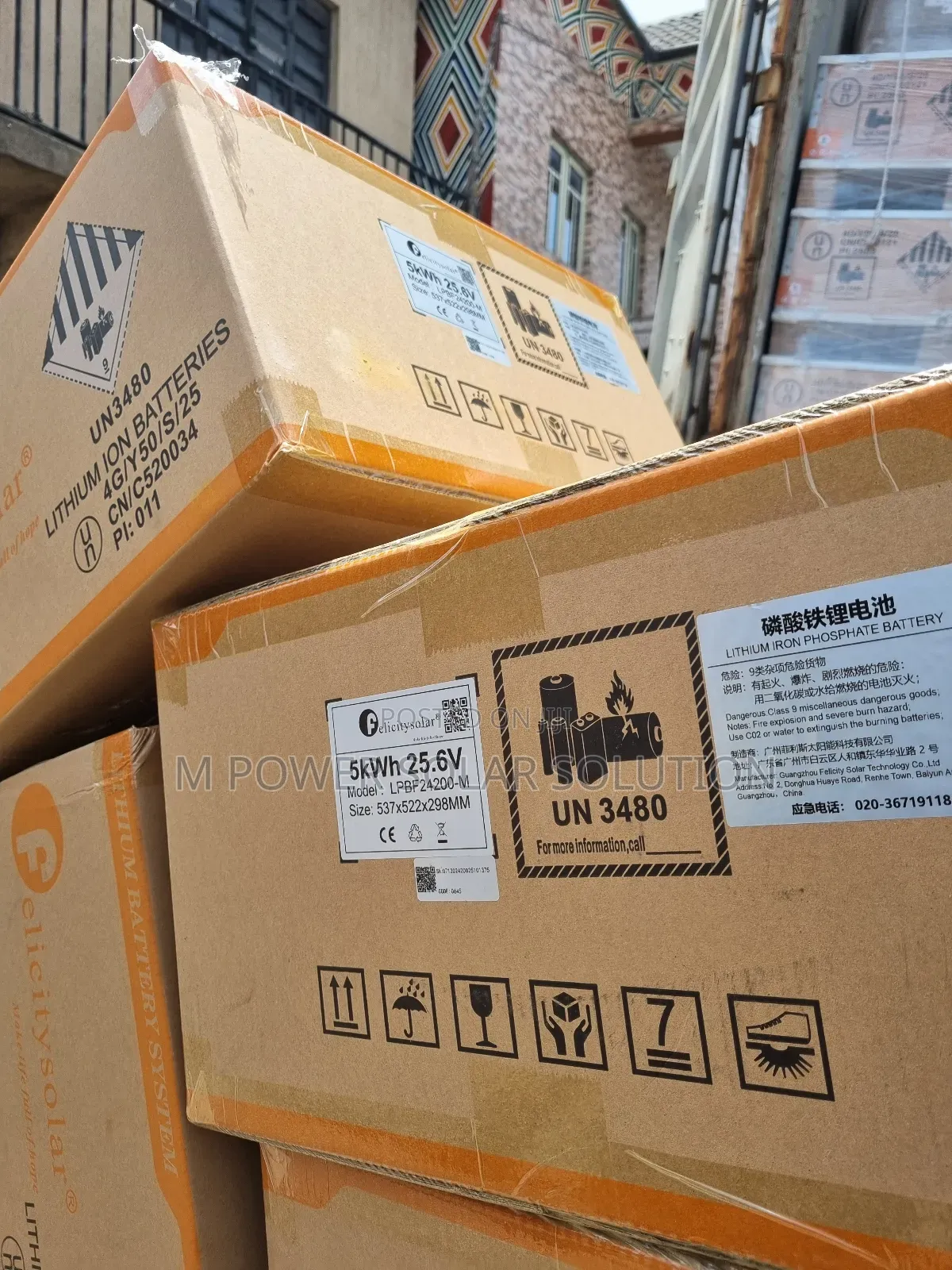 Felicity 5kwh 25.6v Solar Lithium Battery