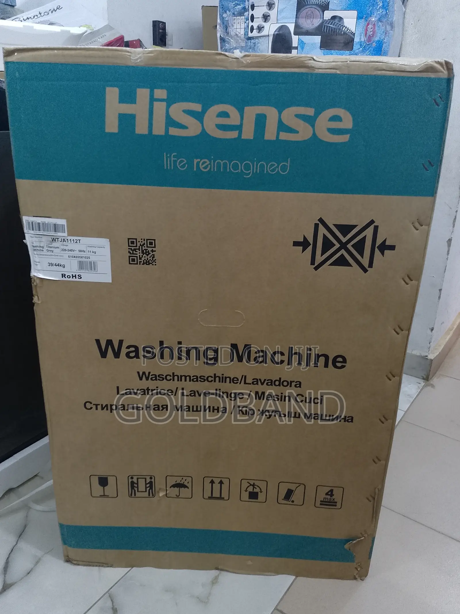 Hisense 11kg Top Load Automatic Washing Machine Easy Control