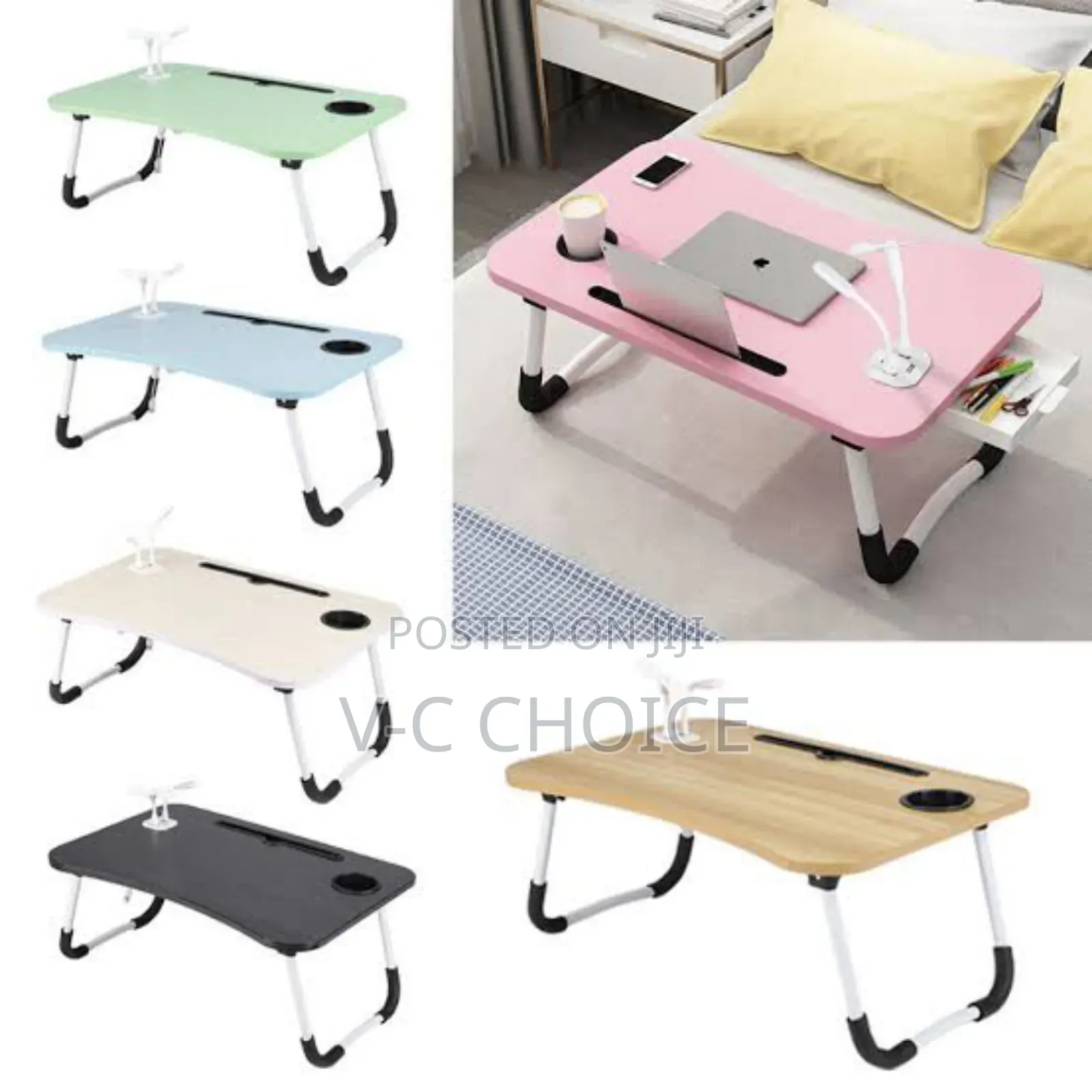 Folding Laptop Desk For Bed & Sofa Portable Lap Desk Bed