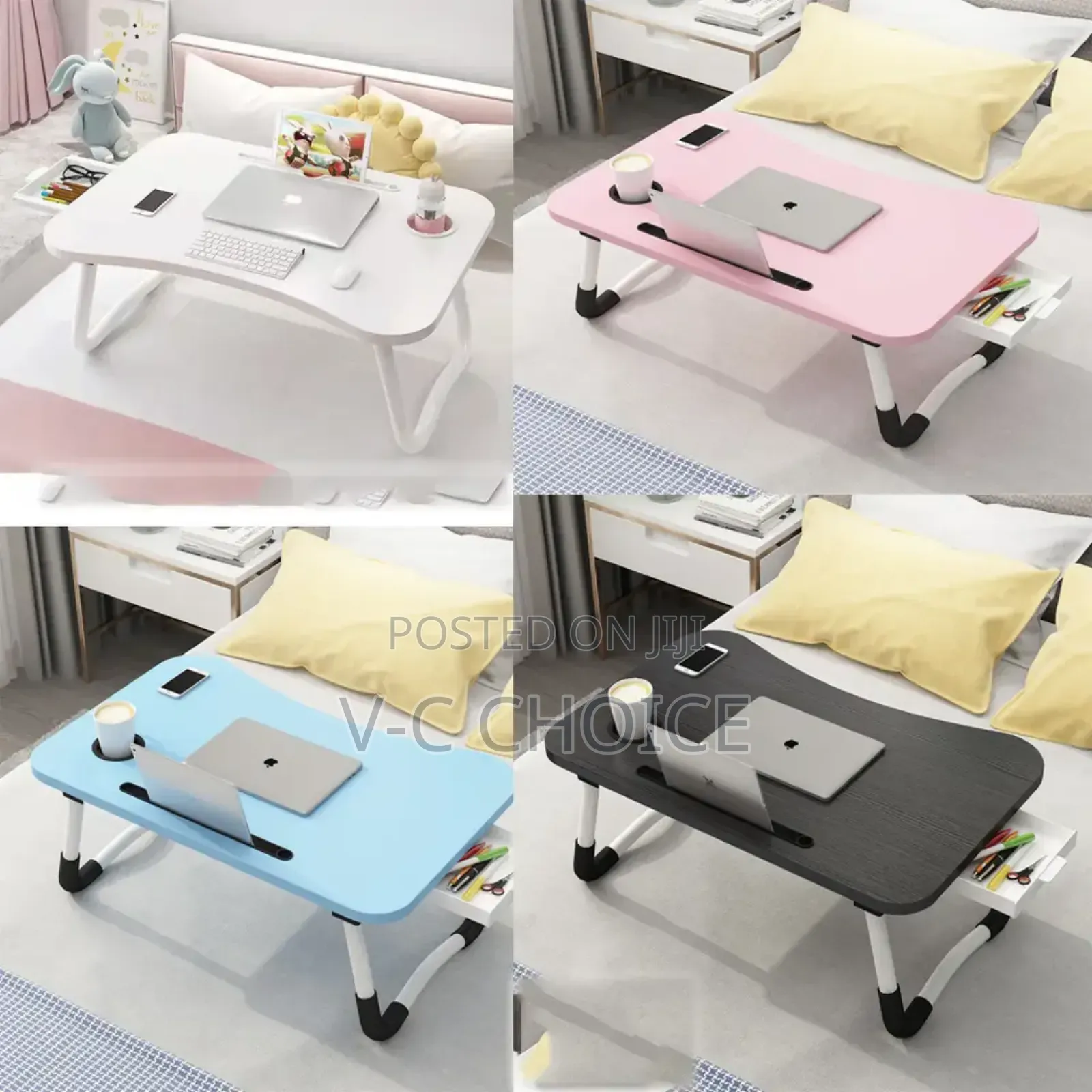 Folding Laptop Desk For Bed & Sofa Portable Lap Desk Bed