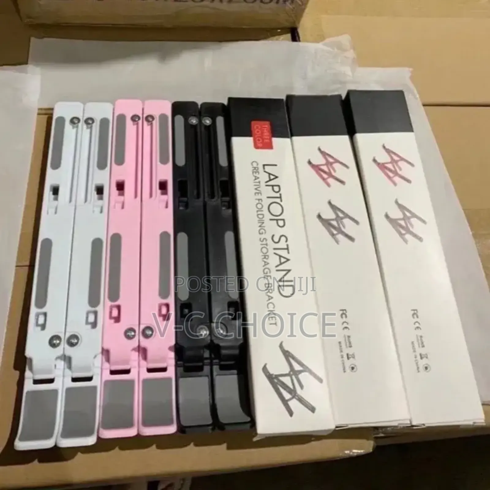 Portable Notebook Computer Stand Riser Desktop Heightening