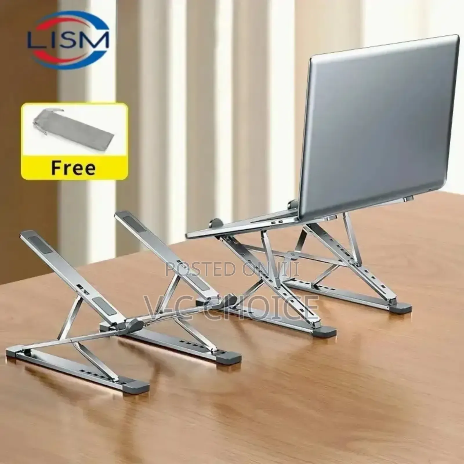 Portable Notebook Computer Stand Riser Desktop Heightening