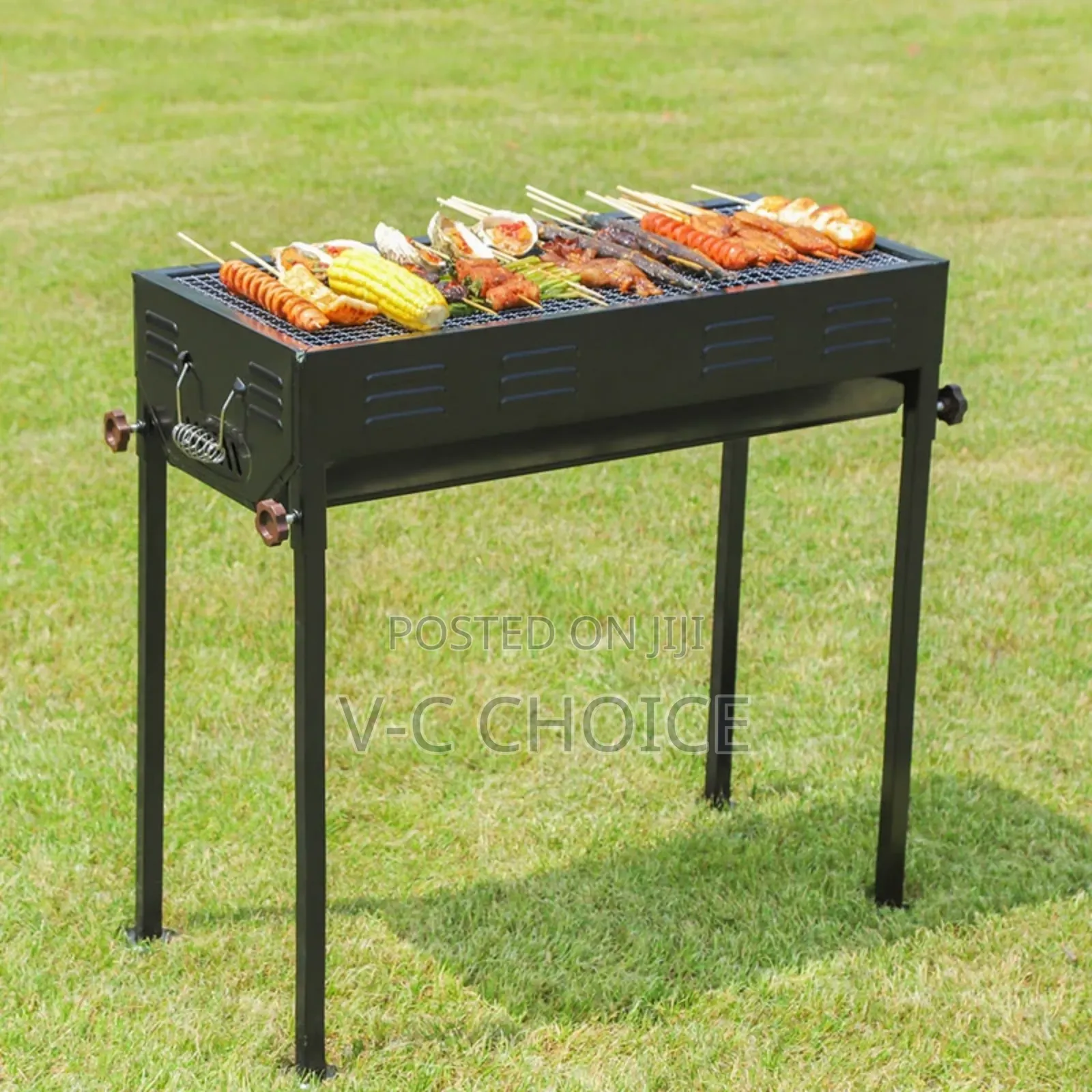 Outdoor Camping Detachable Adjustable Heightsquare Bbq Grill