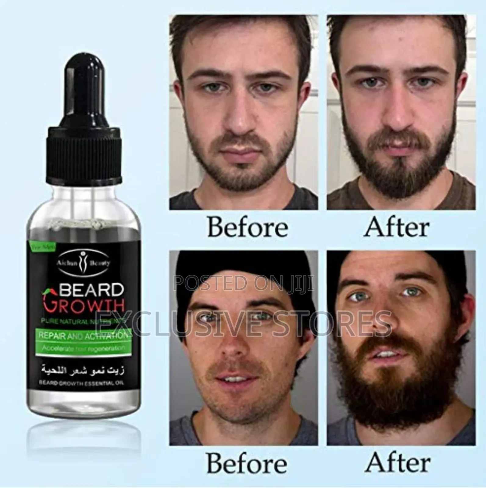 Natural Beard Growth Oil