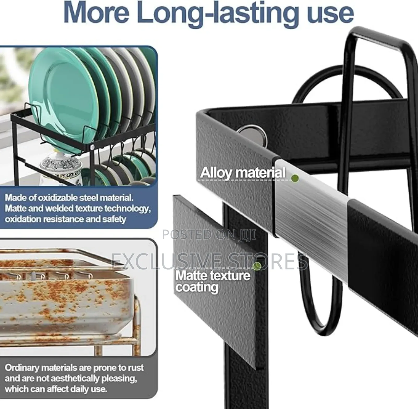 2 Layers Plates Rack