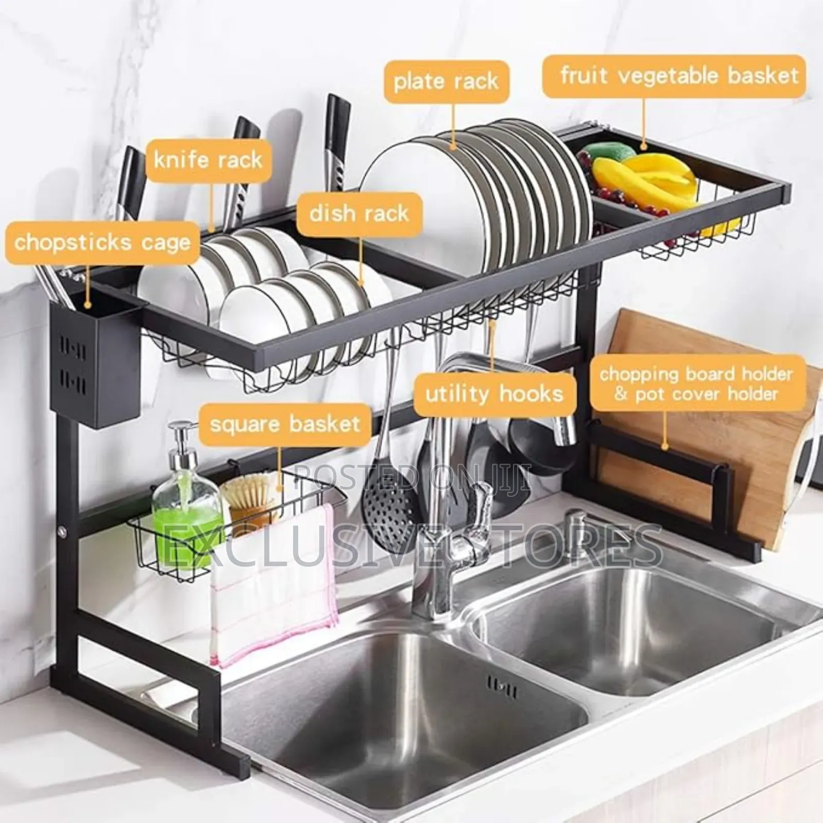Over the Sink Plate Rack (85cm)