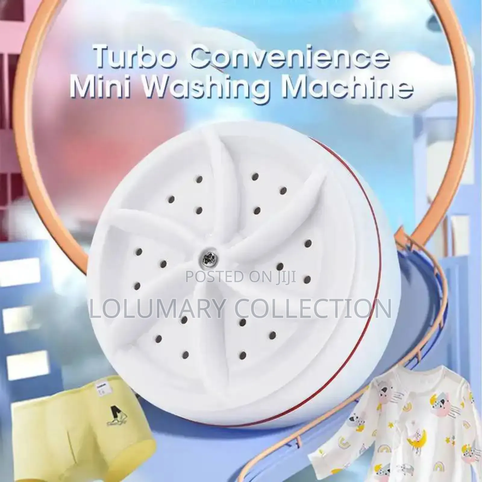 Mini Washing Machine/ Turbine Wash