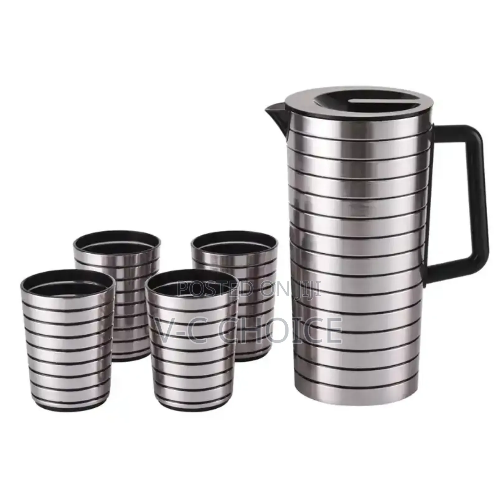 2.5l Acrylic Jug With 4 Cups Set (Manxi Sujiao