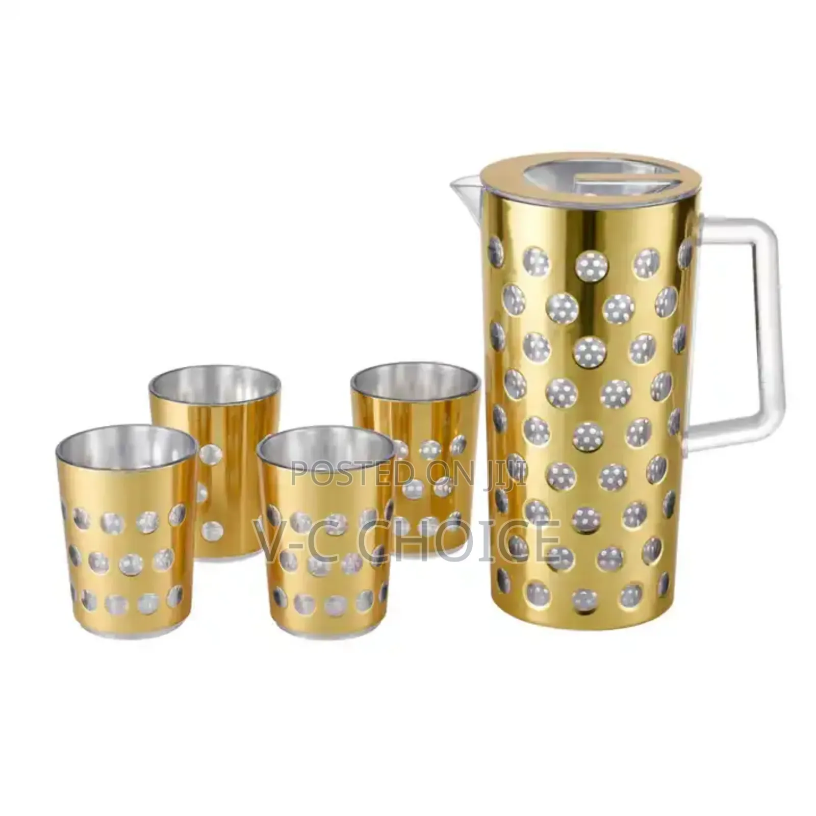 Classics Food Grade Home Cold Water Jug Set Acrylic With Cup