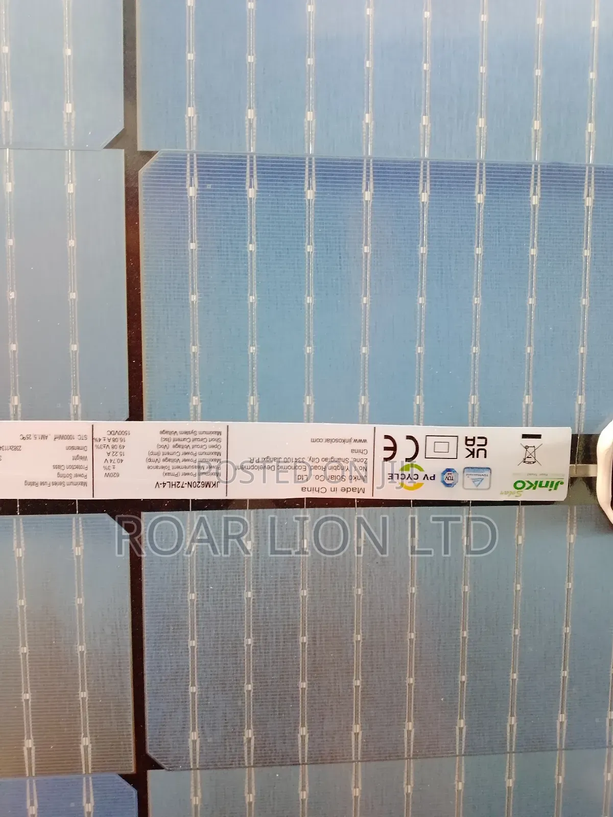 Jinko 620w Bi Facial Panel 156cells 9busbars
