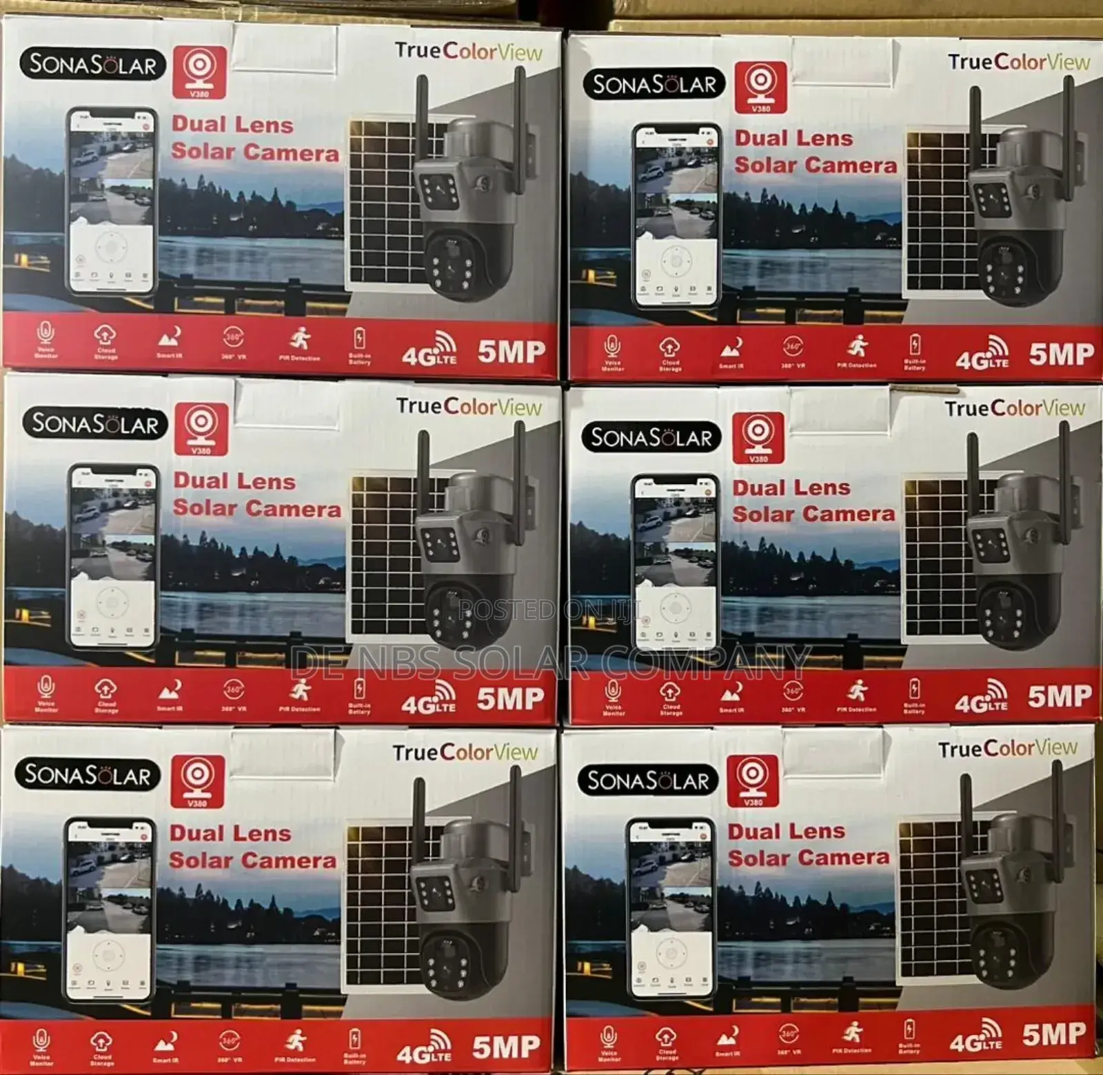 Dual Lens Ptz 4g Solar Cctv Camera 360° Is Available